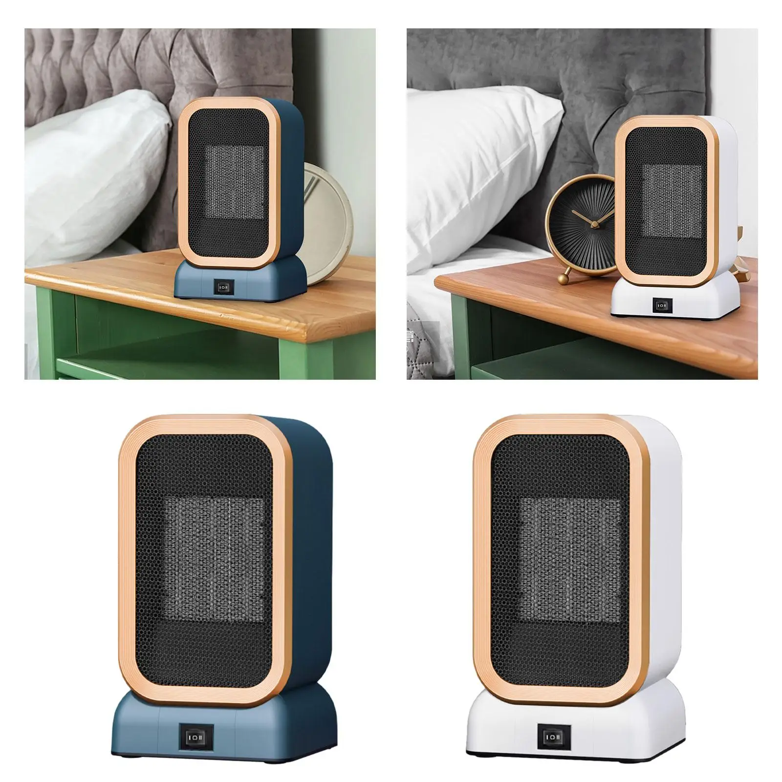 Winter Warmer Fan Energy Saving 2 Levels Adjustment Portable Hot Air Blower Heater for Personal Home Office Living Room Fishing