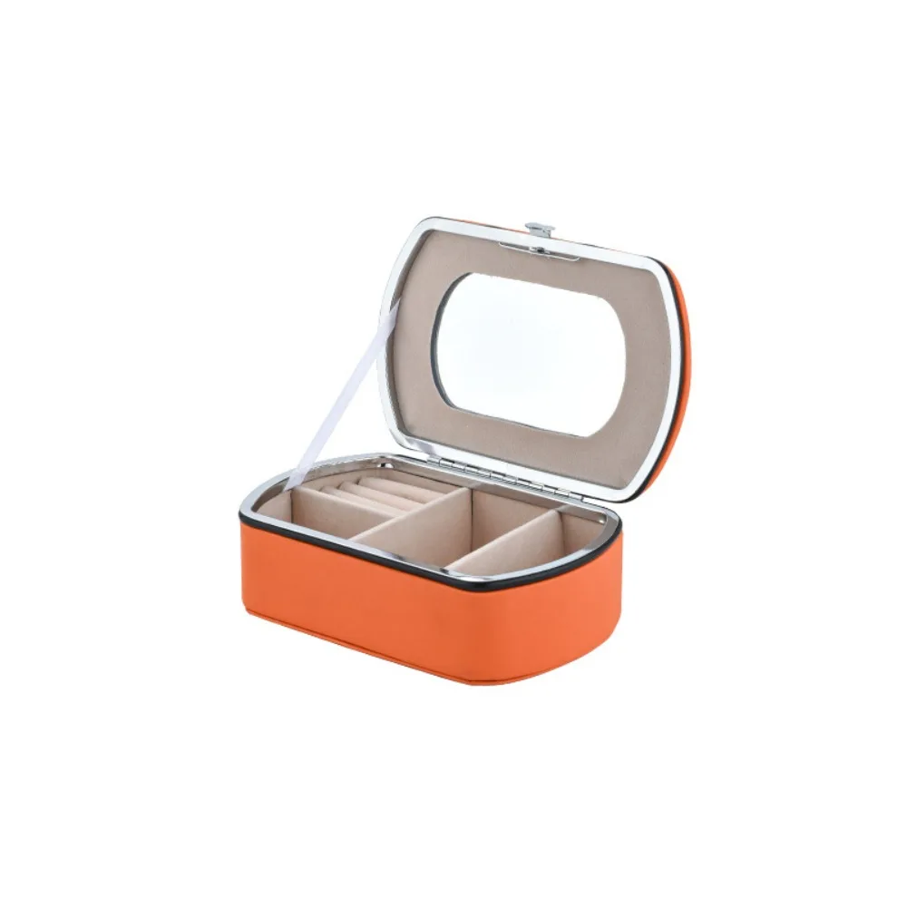 

PU Leather Jewelry Packing Box Necklace Bracelet Dustproof Jewelry Storage Case Organizer Earrings Rings Holder Necklace