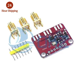 2pcs DC 3V-5V 5351 Si5351A Si5351 I2C Clock Generator Breakout Board Module Signal Generator Clock 8KHz-160MHz