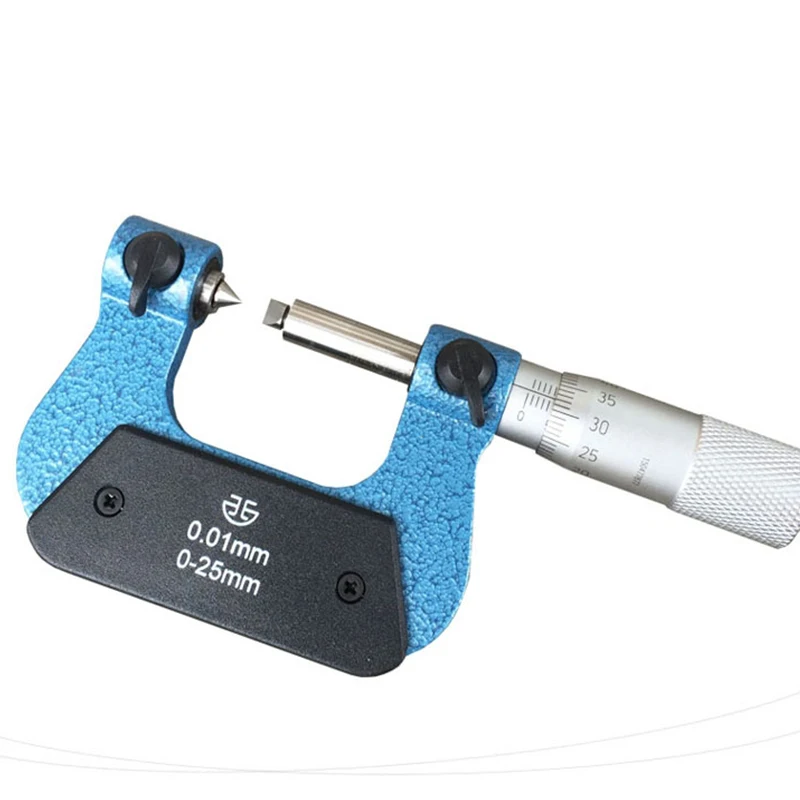 XiBei brand 0-25mm 25-50mm 50-75mm 75-100mm Screw Thread Micrometers thread micrometer caliper including measuring anvils