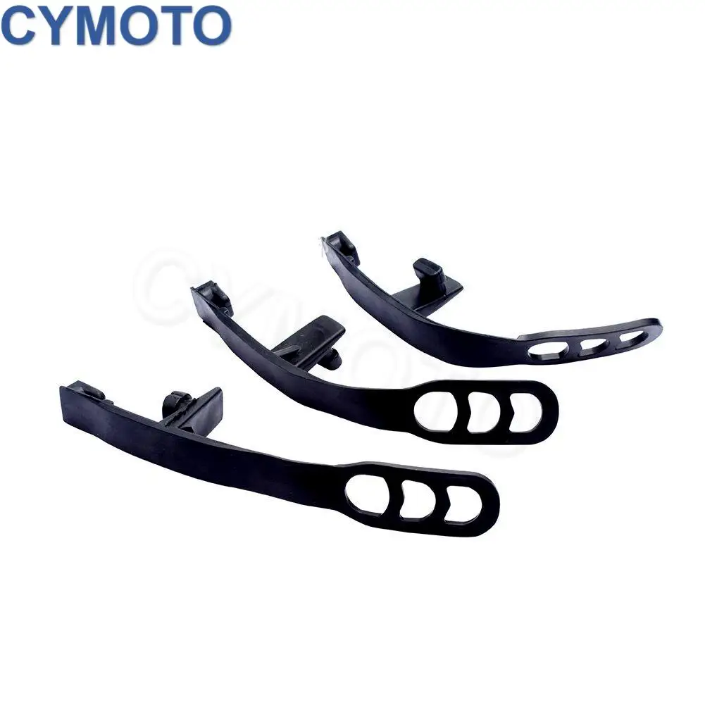 4 قطع من الأشرطة المطاطية للمصابيح الأمامية للدراجات النارية على الطرق الوعرة للدراجات النارية الرياضية المزدوجة العالمية والدراجات الترابية والمحركات العارية