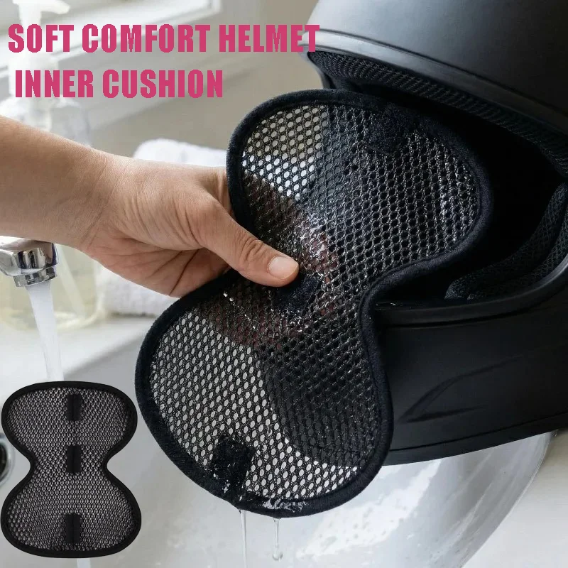 Wear Resistant Breathable Helmet Inner Cushion Heat Insulation Sweat Wicking Portable Liner Pad Universal Accessory Motorcycle