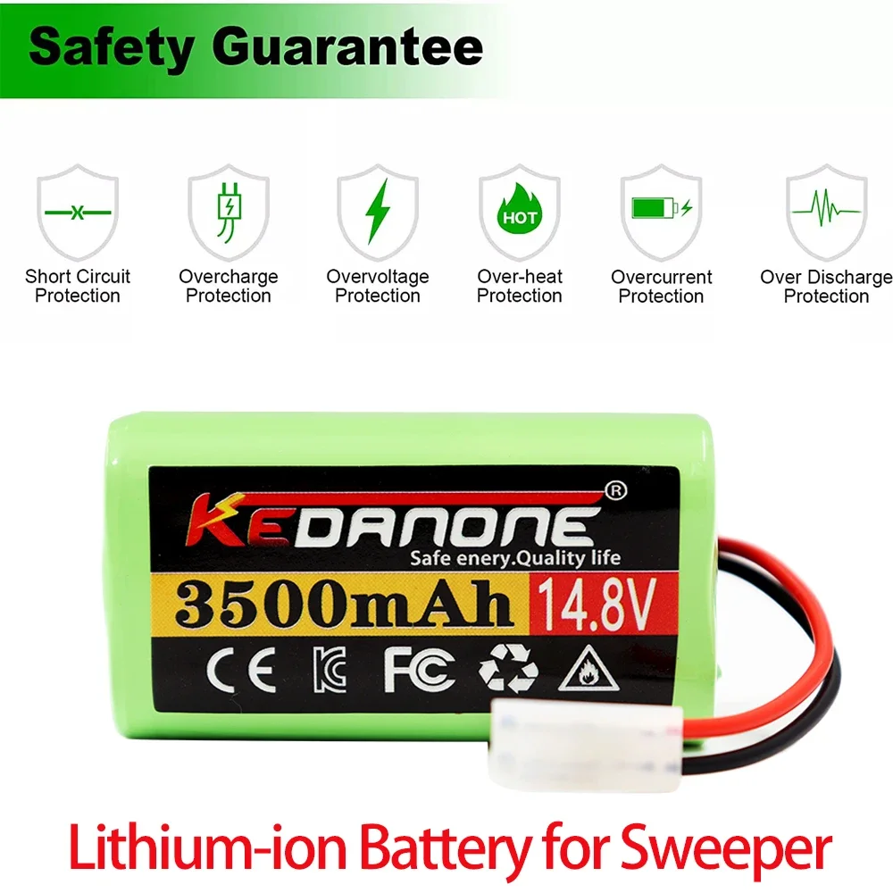 

The New Upgraded 4S1P High-Capacity 14.8V 2600Mah 3500Mah Lithium Battery Is Suitable For A44 V7A6 V7s Plus Robot Vacuum Cleaner