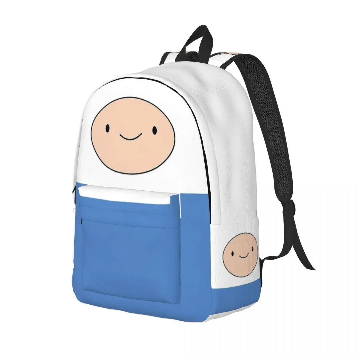 Finn The Human Cartable Cartable Cartable pour Enfants et Adultes, AdventureTime Cartable, Maternelle, Étudiant, Garçon, Fille, Sac à Dos