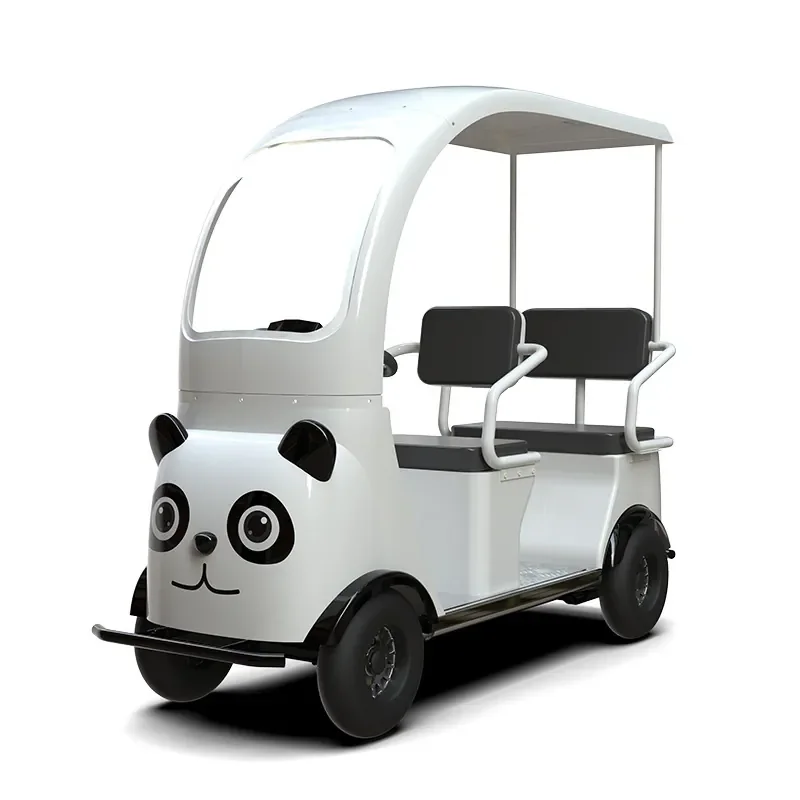 Electric car sharing sightseeing car scenic park self-service scooter smart car 3 seats long battery life