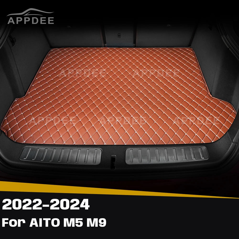 

Для AITO M5 M9 2022-2024 индивидуальный коврик для багажника автомобиля, антигрязная накладка, защитный коврик, вкладыш для багажника, авто аксессуары для интерьера