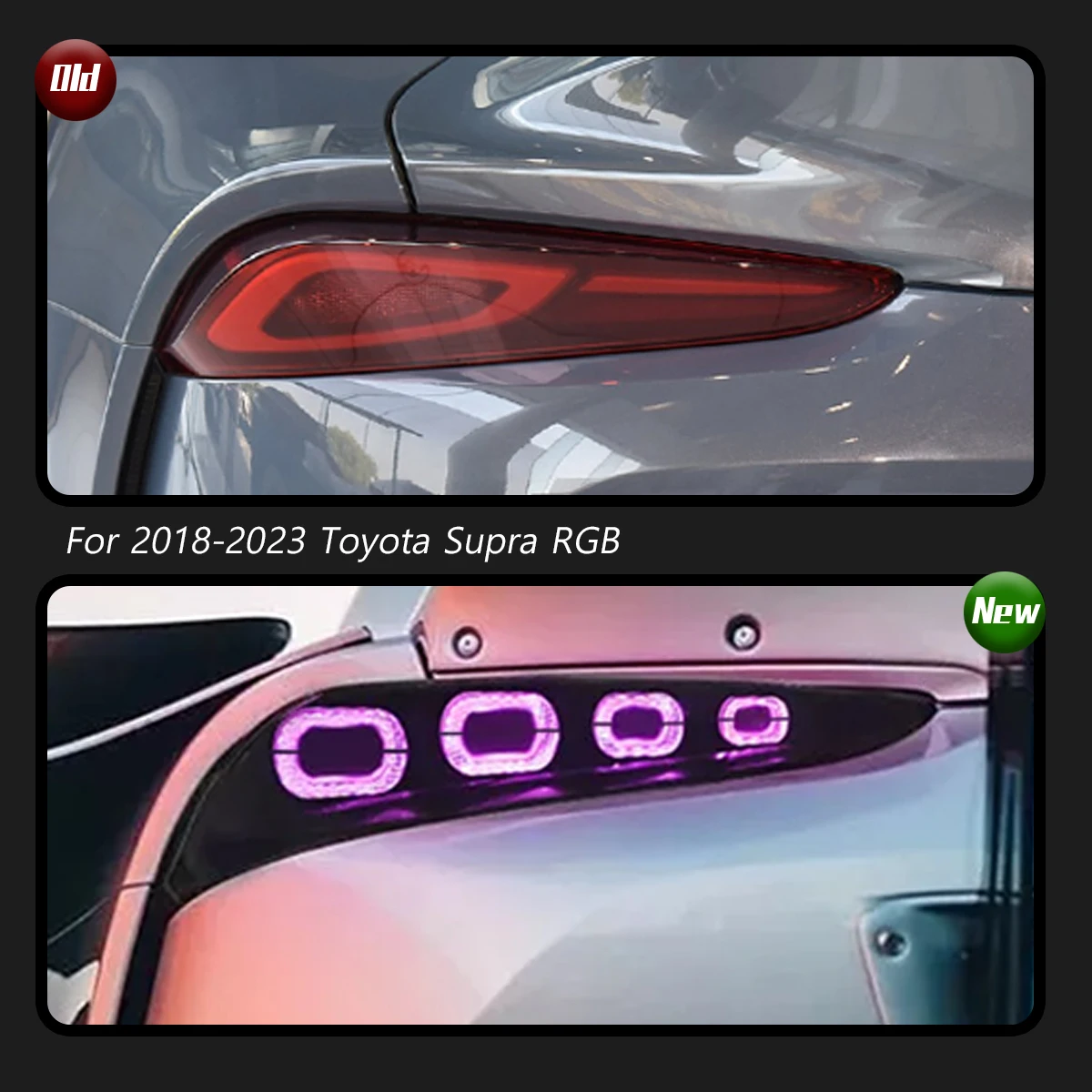 TYPY Car Lights For Toyota Supra RGB 2018-2023 Taillight LED Projetor Tail Lamp Daytime Running Light Automotive Accessories