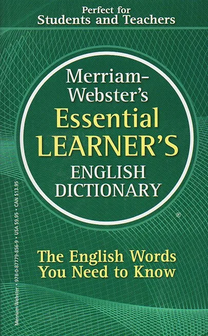 พจนานุกรมภาษาอังกฤษของ Webster's Essential Learner S หนังสืออ้างอิงภาษาอังกฤษสําหรับเด็ก