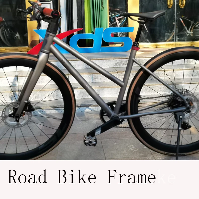

TIRIS-NS100 Road Bike Frame, Commuter, Travel frame, inclined beam bicycle, Custom