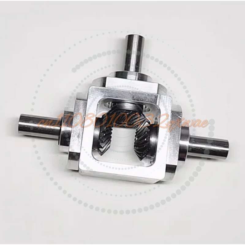 Small 1:1 T Type Cross Commutator Shaft Diameter 10mm Right Angle Drive Gearbox Bevel Gearbox Rotation