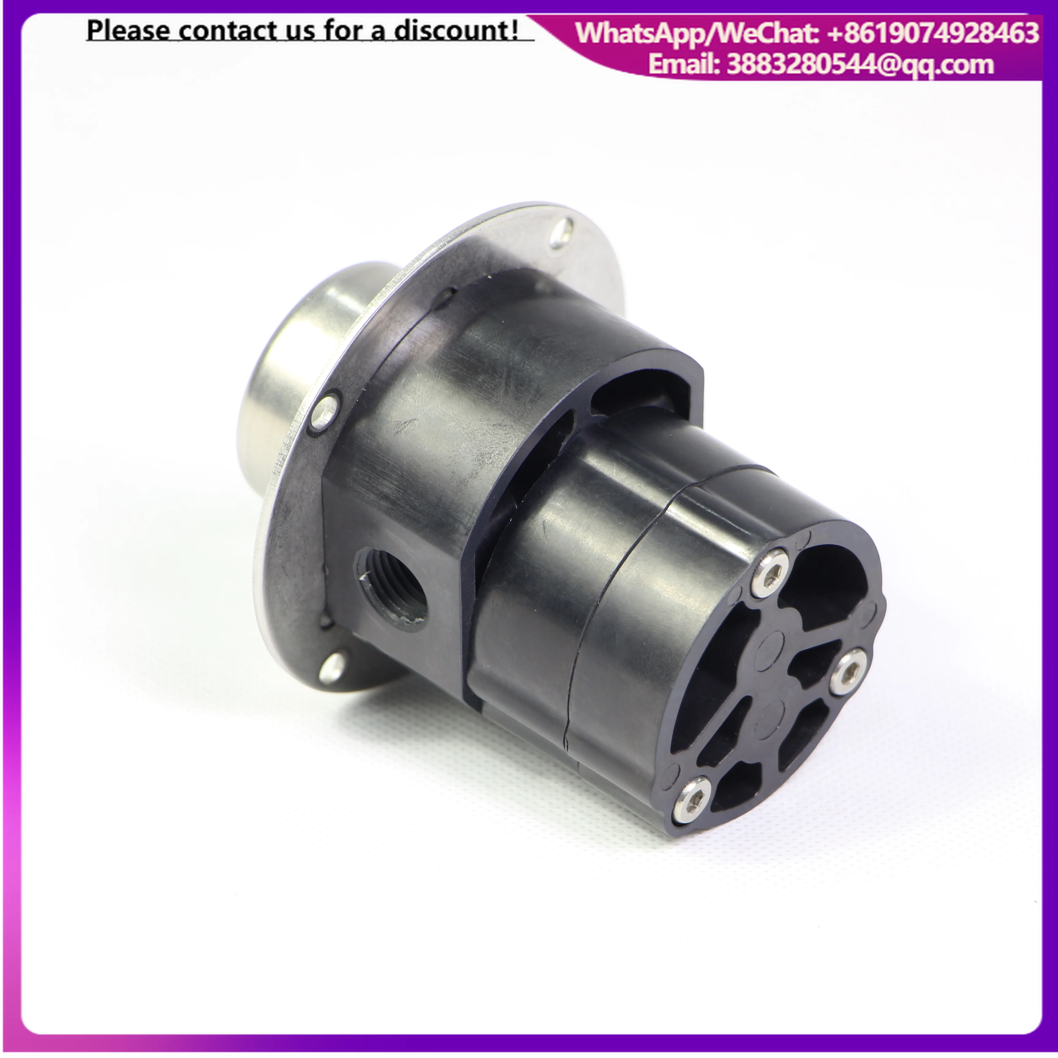 Wholesale Cheap New Design PEEK Plastic Pump Head Output Electromagnetic Drive Chemical Liquid Gear Water Pump Head Electric