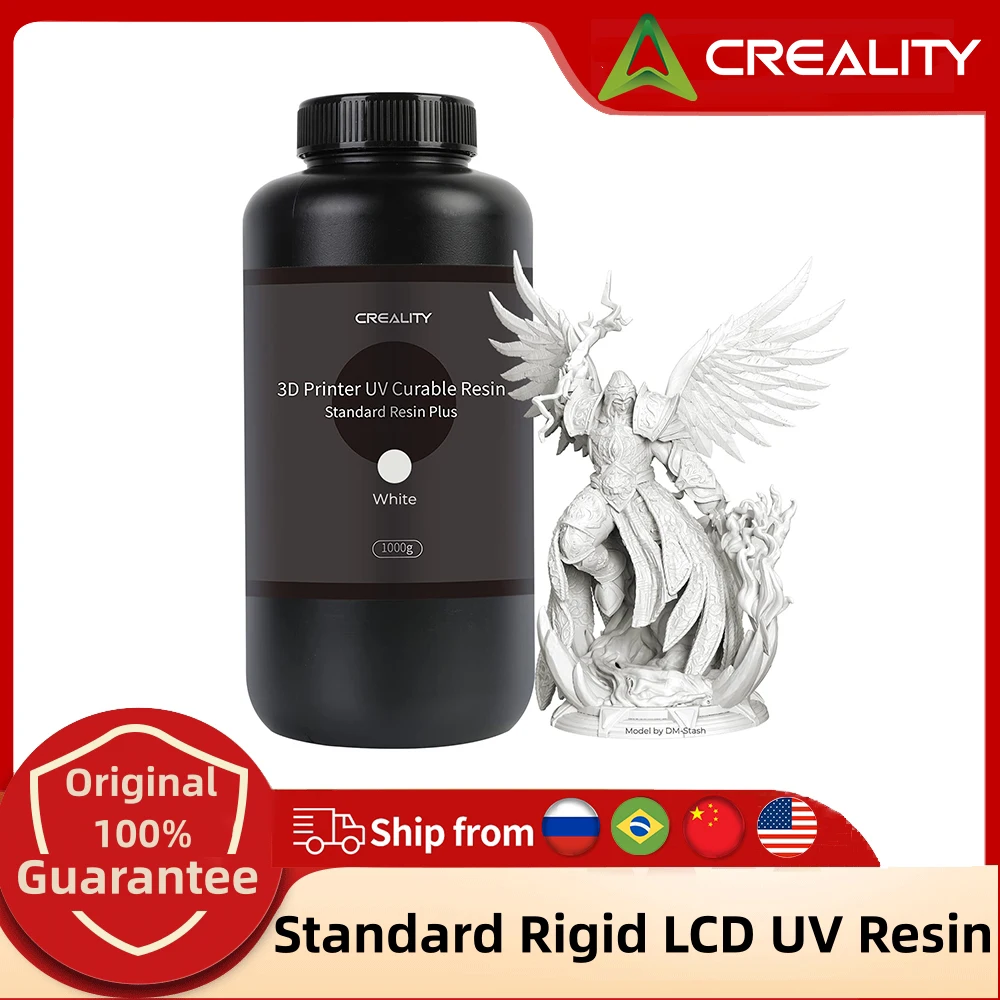 CREALITY 3D Printer Resin 405nm UV Curing Resin for LCD 3D Printers Clear Standard Rigid LCD UV Resin 500g 1kg