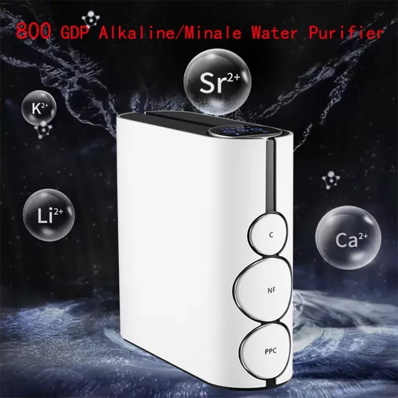 STLF 800GPD nuevo diseño ósmosis inversa purificadores de agua filtro debajo del fregadero sistema de ósmosis inversa nacional RO purificador de agua