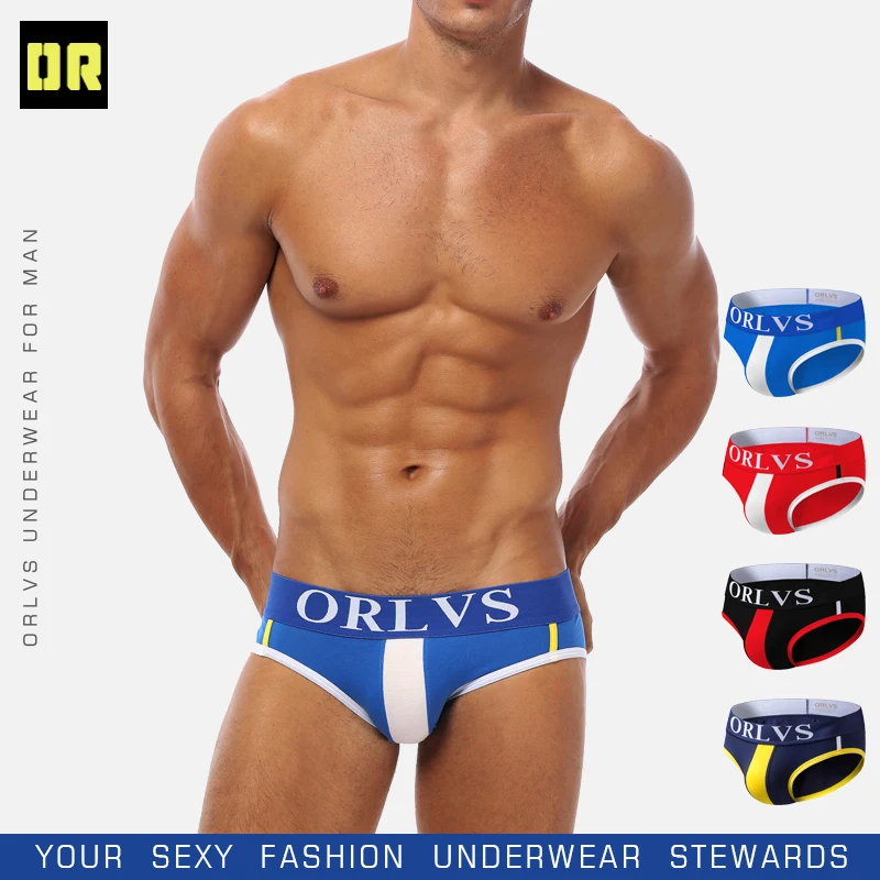 ORLVS Brand Sexy  briefs men bikini male underwear slip hombre calzoncillos hombre kinckers men briefs addicted underwear OR01