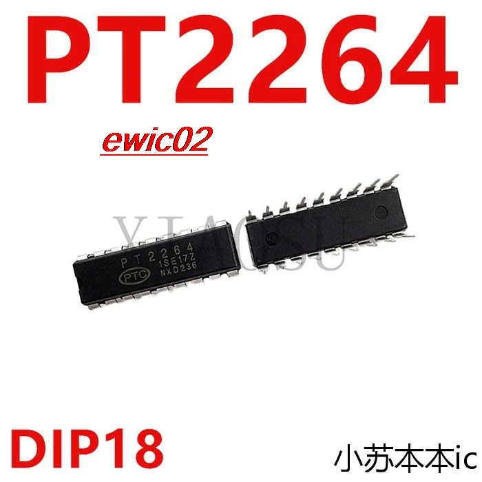 10pieces Original stock  PT2264 DIP18 IC