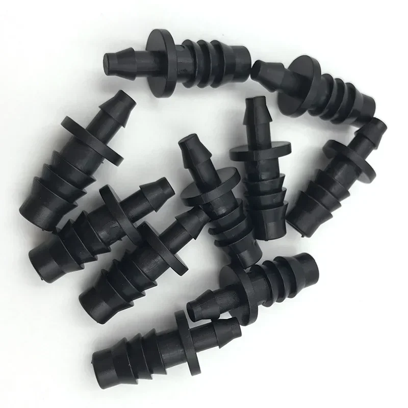 10/50pcs 4mm/8mm Waterpipe Plugs Hose End Connectors Plastic Hose Plugs Functional Pipe Fitting Barb Hose Tail Connector