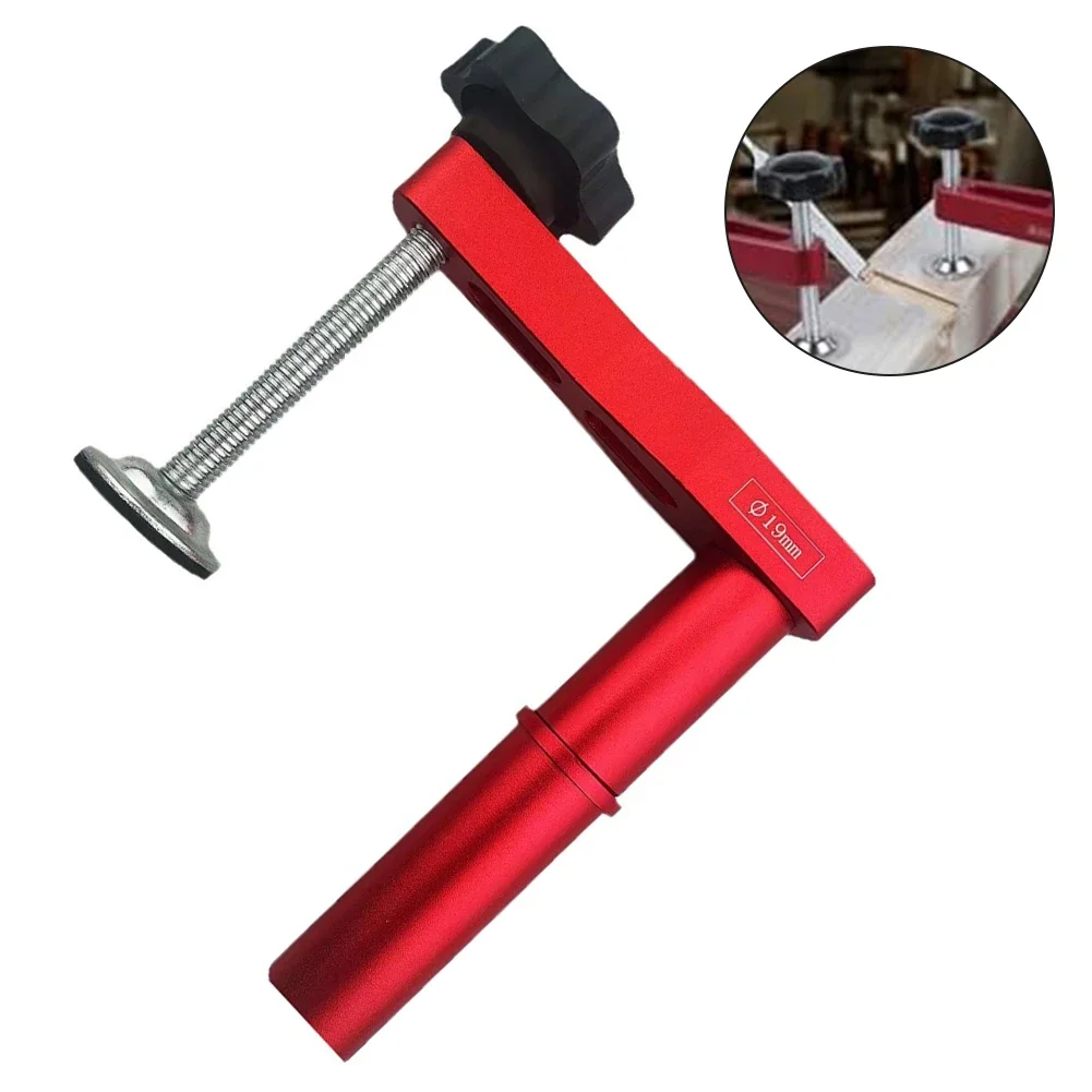 النجارة مقاعد البدلاء المشبك مشبك ثابت مع وسادة عدم الانزلاق 19/20 مللي متر اضغط باستمرار سطح المكتب سريع المفعول قابل للتعديل مشبك ثابت سريع