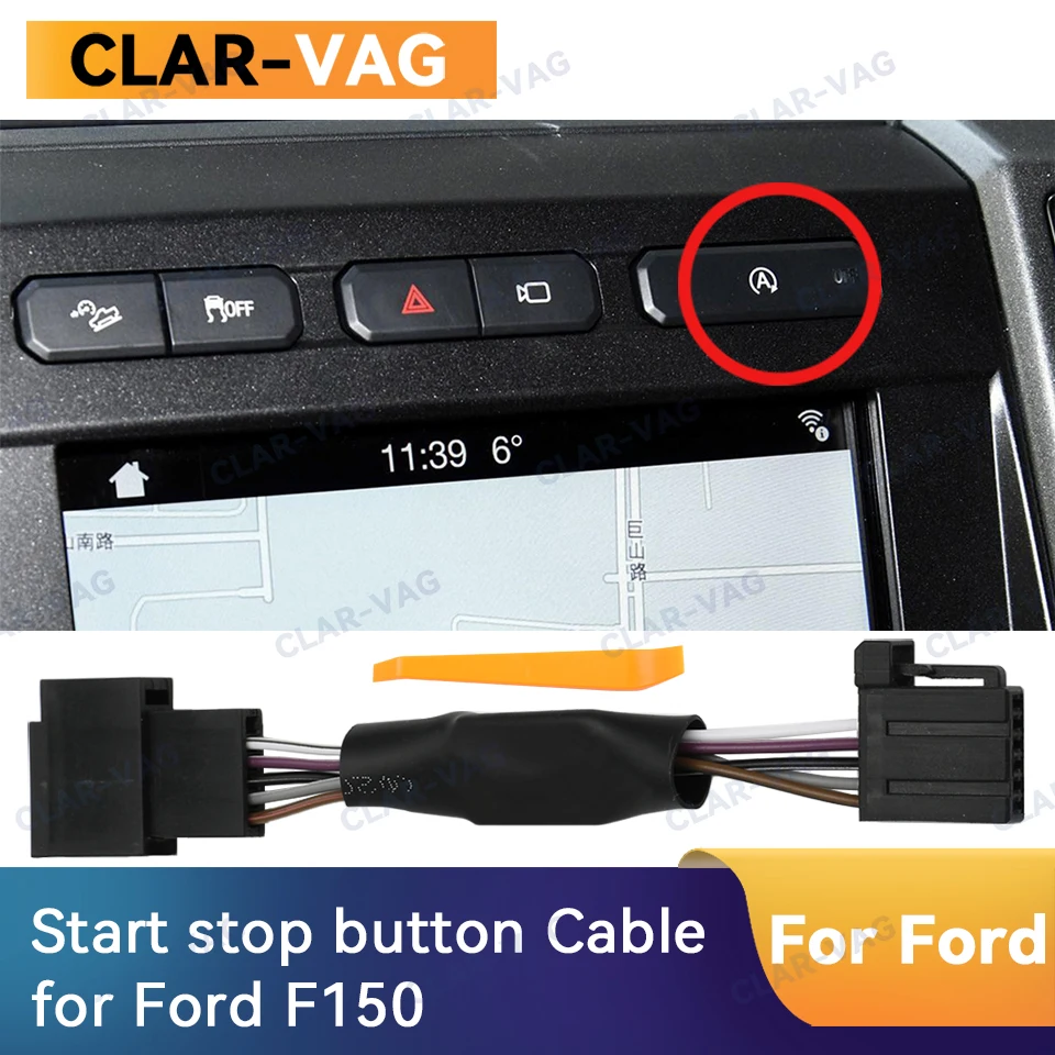 

For Ford F150 2015-2020 Automatic Stop Start Engine System Off Device Control Sensor Plug Stop Cancel Cable