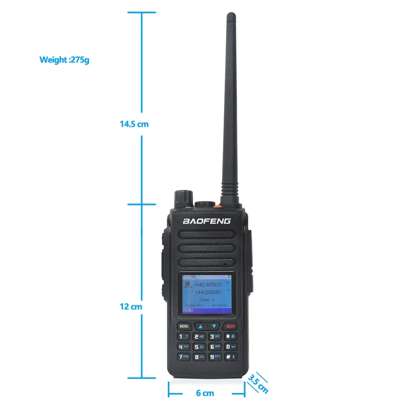 GPS BaoFeng DM-1702 DMR HAM Communicator, стабильный сигнал, двухдиапазонный двухсторонний радиоприемник, рация дальнего радиуса действия, станции приемопередатчика