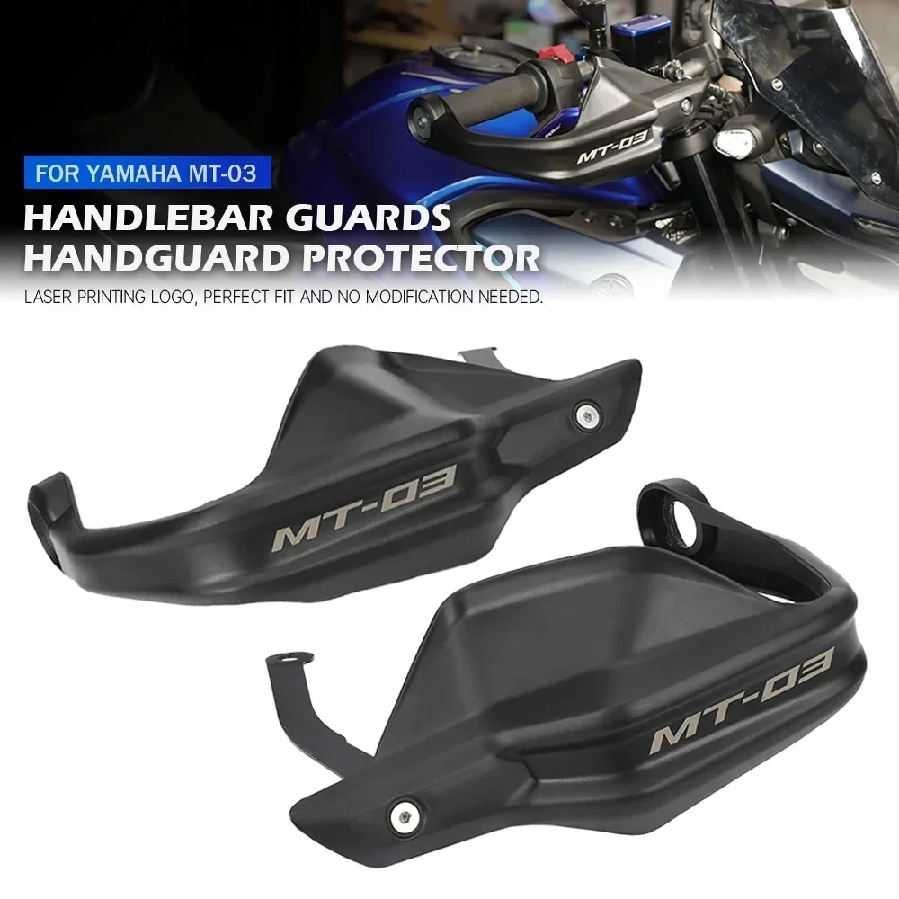 

For YAMAHA MT03 MT-03 MT25 2015-2024 Handlebar Handguard Shield Hand Guard Wind Deflector Lever Protector Motorcycle Accessories
