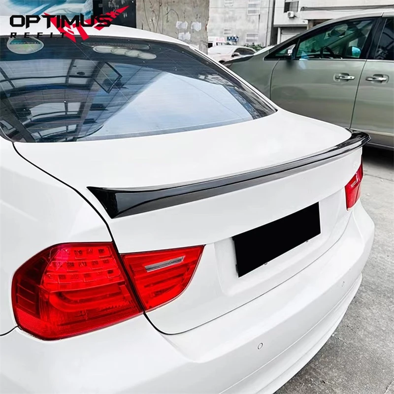 For BMW 3 Series E90 2005-2011 M3 320i 320li 325li 328i High Quality ABS Rear Trunk Spoiler Diffuser Wing Body Kit