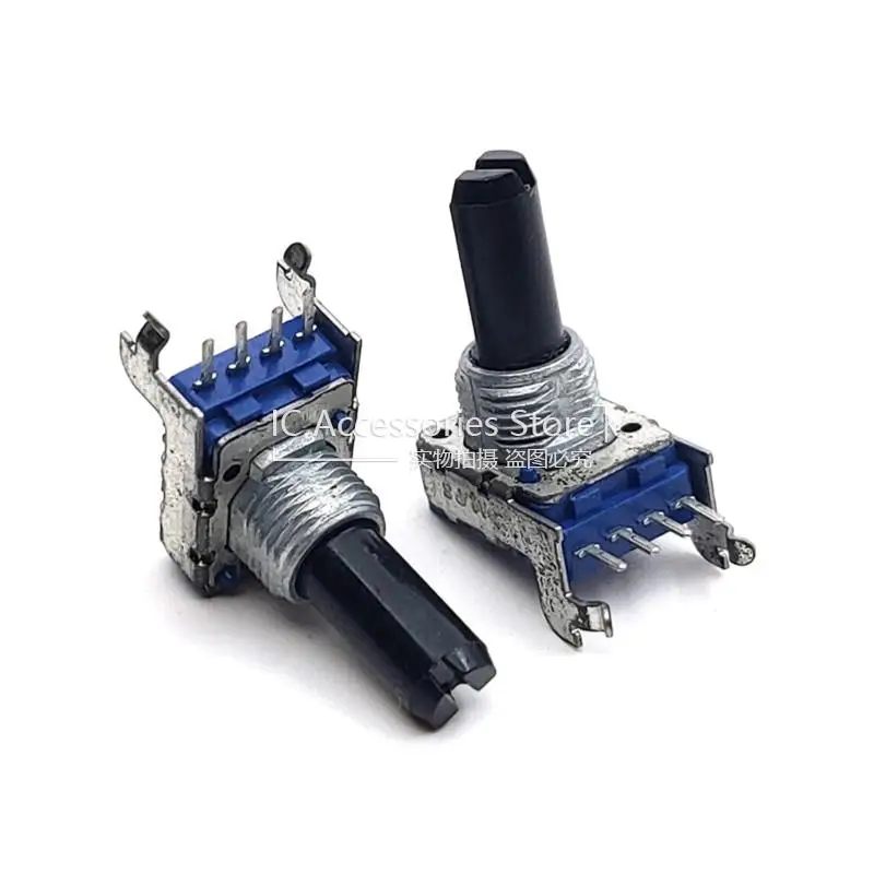 

2PCS RK11 Type Horizontal B20K B203 With Midpoint Power Amplifier Mixer Balanced Rotary Volume Potentiometer 4-Pin D Shaft 18MM