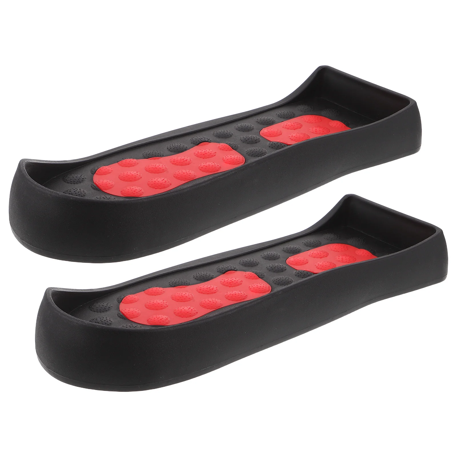 

1Pair Rowing Machine Pedals High Wear-Resistant Plastic Foot Pedal Replacements Secure Grip Exercise Equipment Parts for Fitness