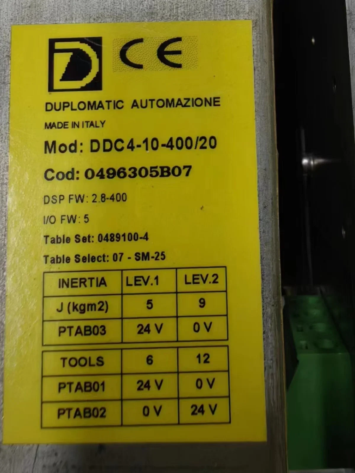 DUPLOMATIC Servo Driver DDC4-10-400/20 Original Spot Negotiation