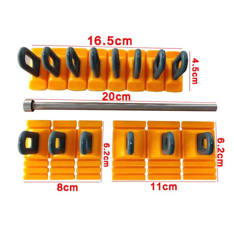 New Paintless Glue Puller Tabs Dent Car Repair Tool Vehicle Dent Removal Repairing Tool Set Orange Dent Puller Kit