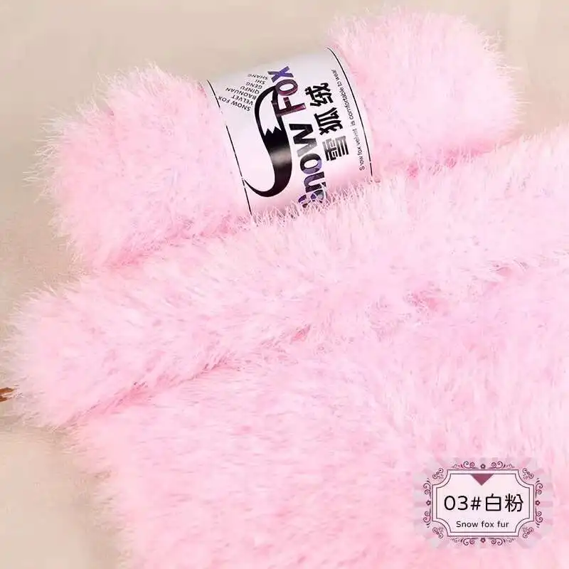 Snow Fox Fur, Mink Fur, Long Hair, Phoenix Feather, Coral Fur