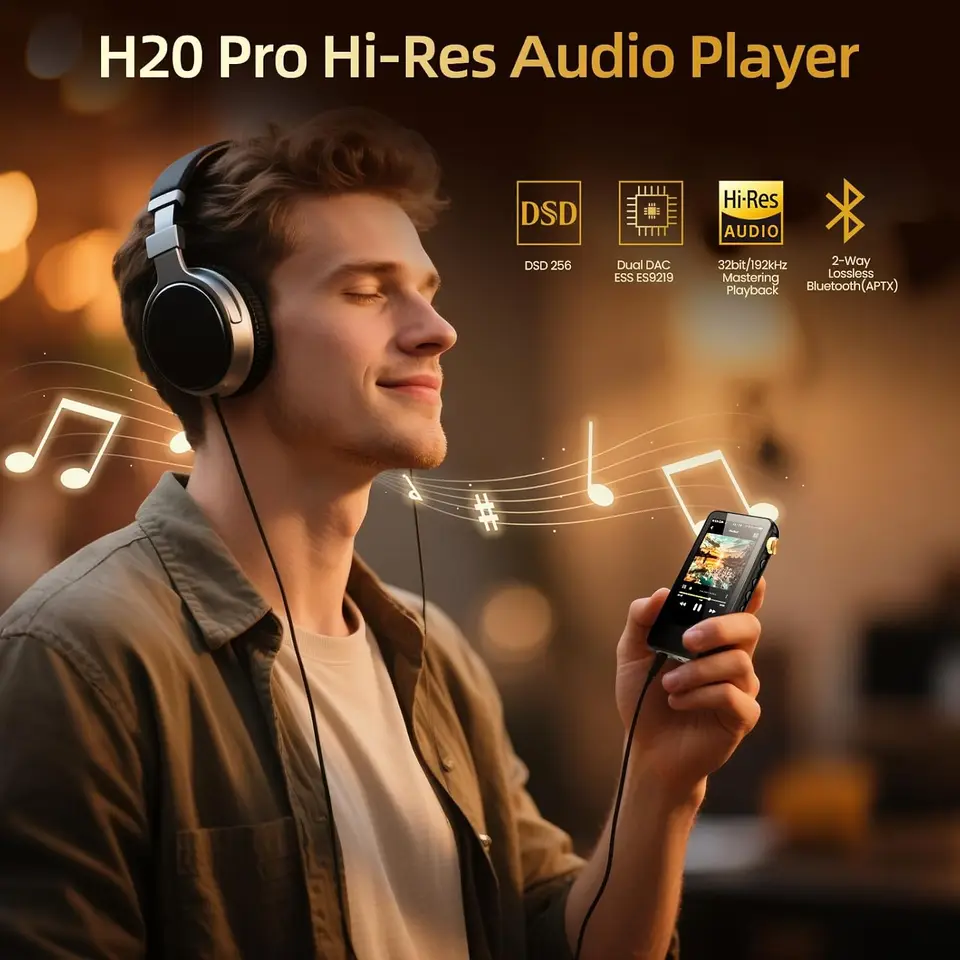 HIFI WALKER H20 Pro DAP 128GB Bluetooth Music Player