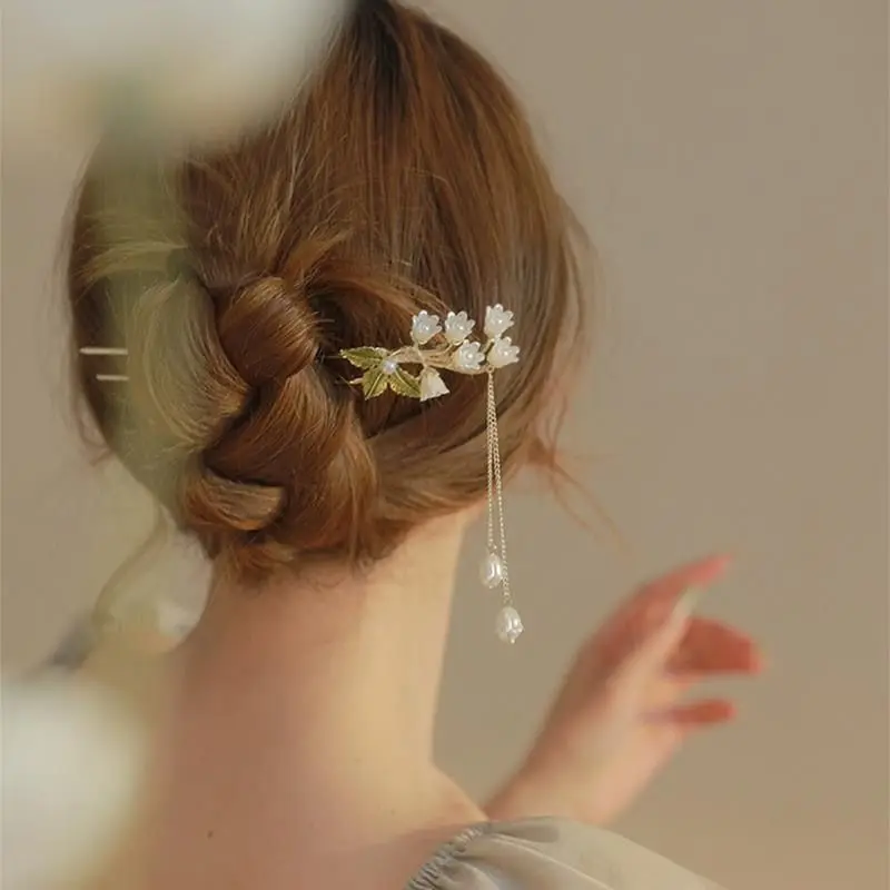 New Chinese style hairpin, cool and refreshing, new ancient style step shaking tassel, super immortal hairpin gift gift