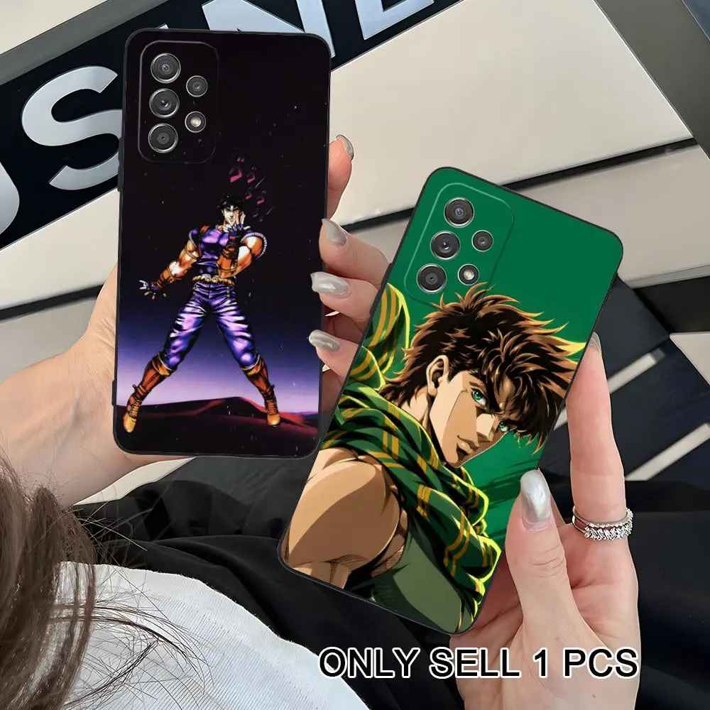 JOJO Joseph Joestar Phone Case for Samsung Galaxy A57 56 55 54 53 52 51 37 36 35 34 33 32 31 5G Soft TPU Shockproof Cover