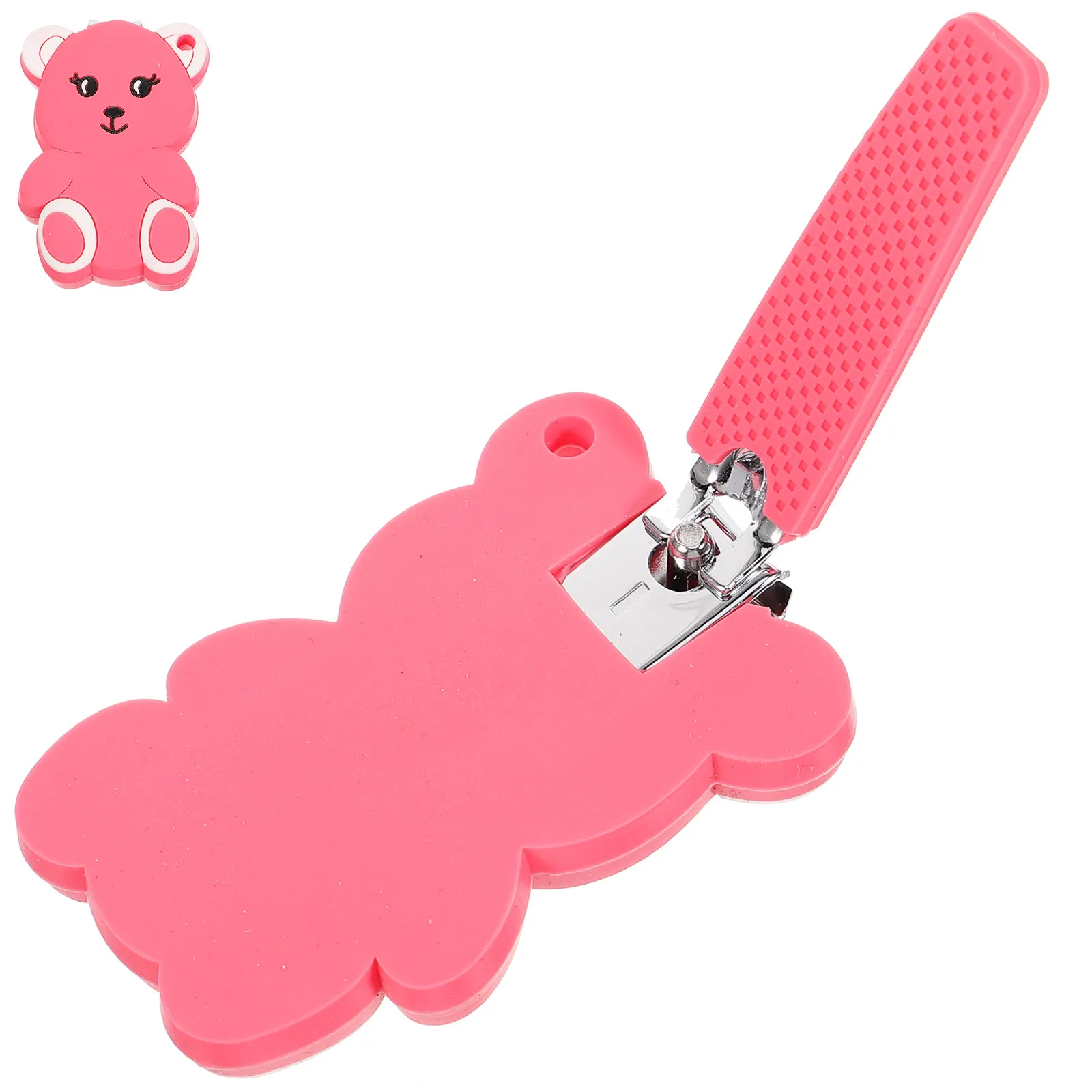 

Nail Clippers Carbon Steel Blades with Soft Silicone Sleeve for Safe Precise Trimming Infant Toddler Newborn