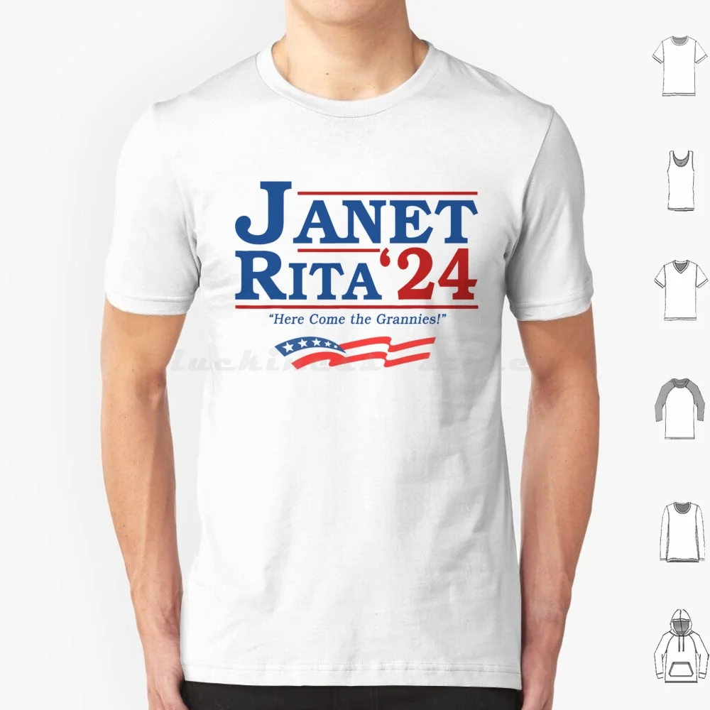 Janet And Rita For President 2024 Here Come The Grannies T Shirt Men Women Kids 6xl Janet And Rita 2024 Janet And Rita