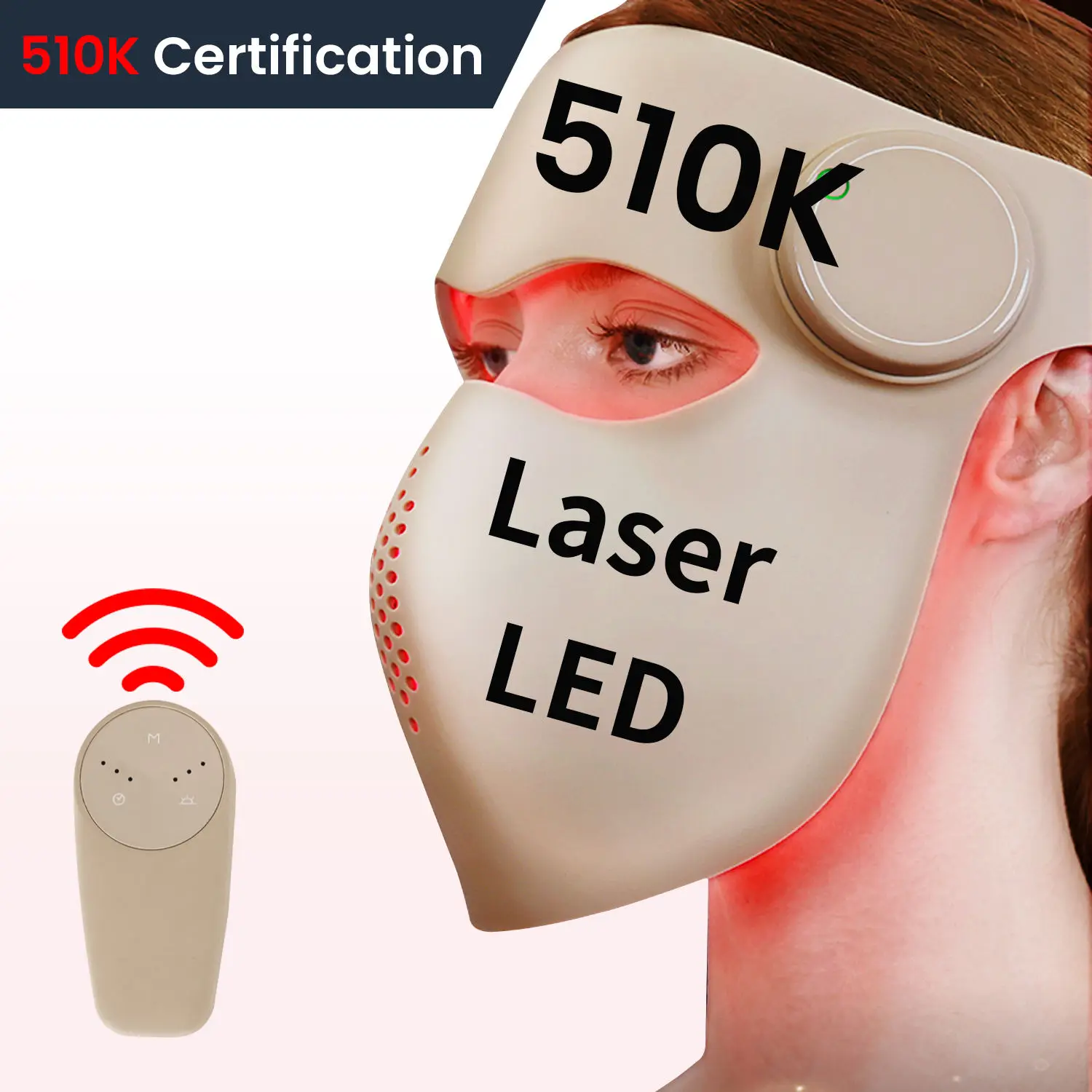 New Electronic Reusable Beauty Mask Silicone Facial Mask Device Laser Aging Slim Face Mask Soft Gel Face Massager