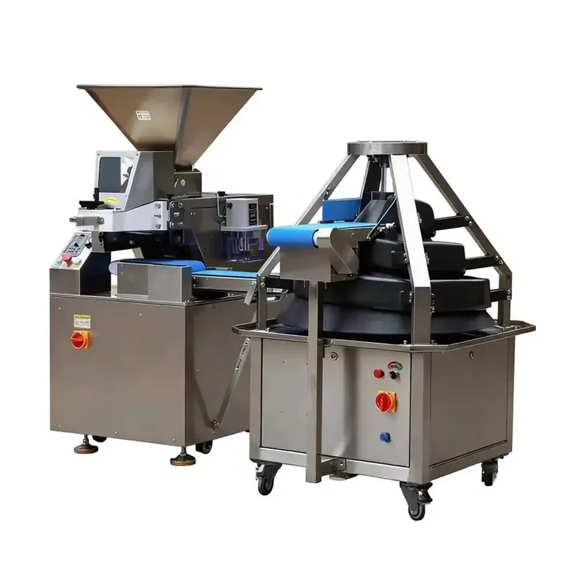 Hot Sale Continuous 600G Soft Rounder Forming Dough Ball Divider Machine Low-Price Bagel-Forming With Boiling Bagel Machine