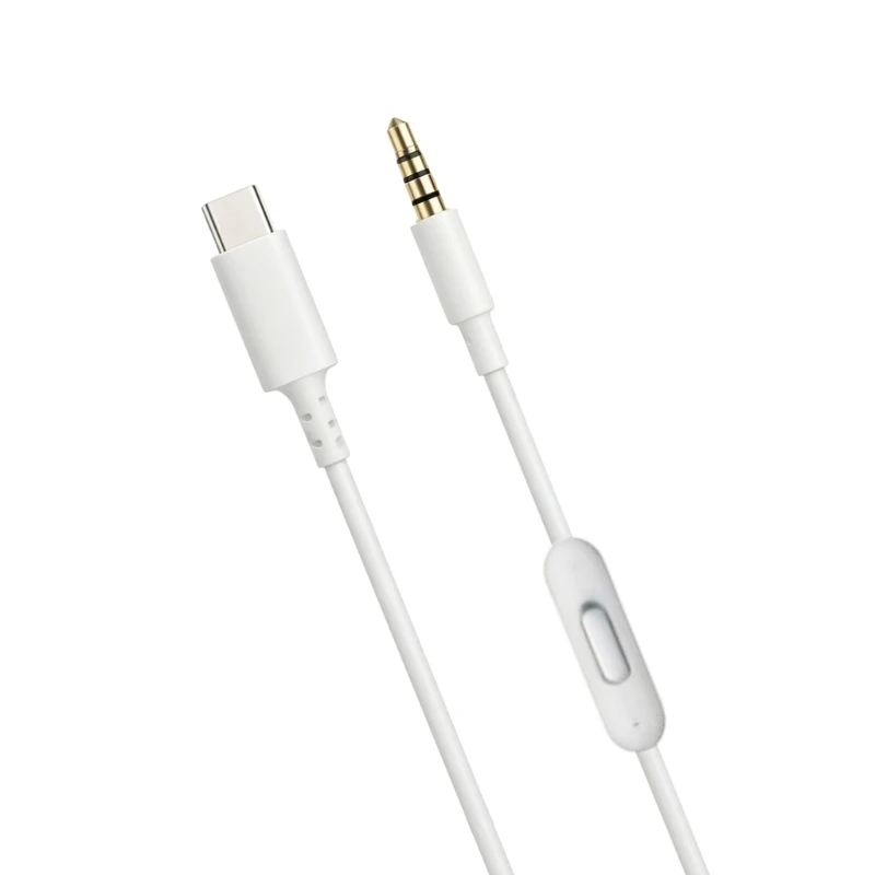 A2BA Replacement Auditory Cable for Headphones Cord 150Cm Length Mic Cord