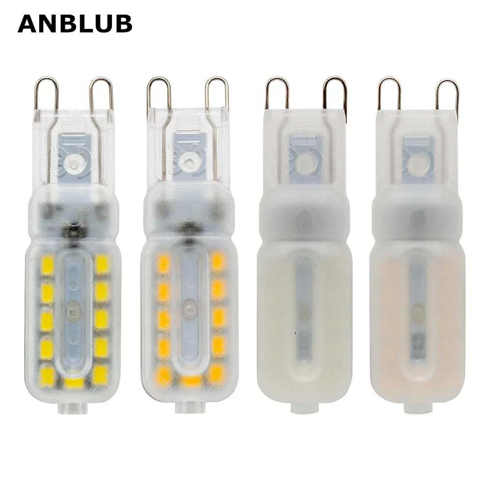 4pcs/lot G9 LED Corn Light 220V SMD 2835 Bulb Spotlight For Chandelier Replace 30W 40W 50W Halogen Lamp 14LEDs 22LEDs