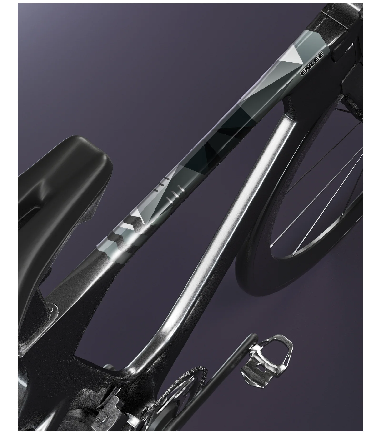 ENLEE TPU Fahrradrahmenschutz, kratzfest, Fahrradschutzfolie, Fahrradschutz, dicker Aufkleber, starkes, verbessertes Material – Detail 13