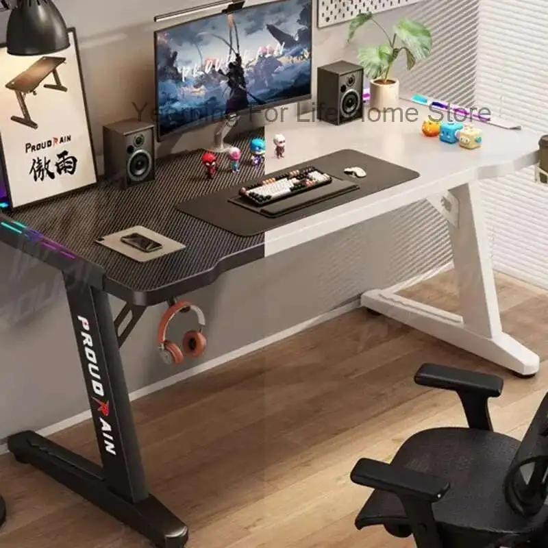 Consola de juegos, escritorios de ordenador, configuración de Pc, Notebook, alfombrilla de ratón de café, soporte para Monitor, accesorios de mesa, Tavolo para estudiantes, muebles para el hogar