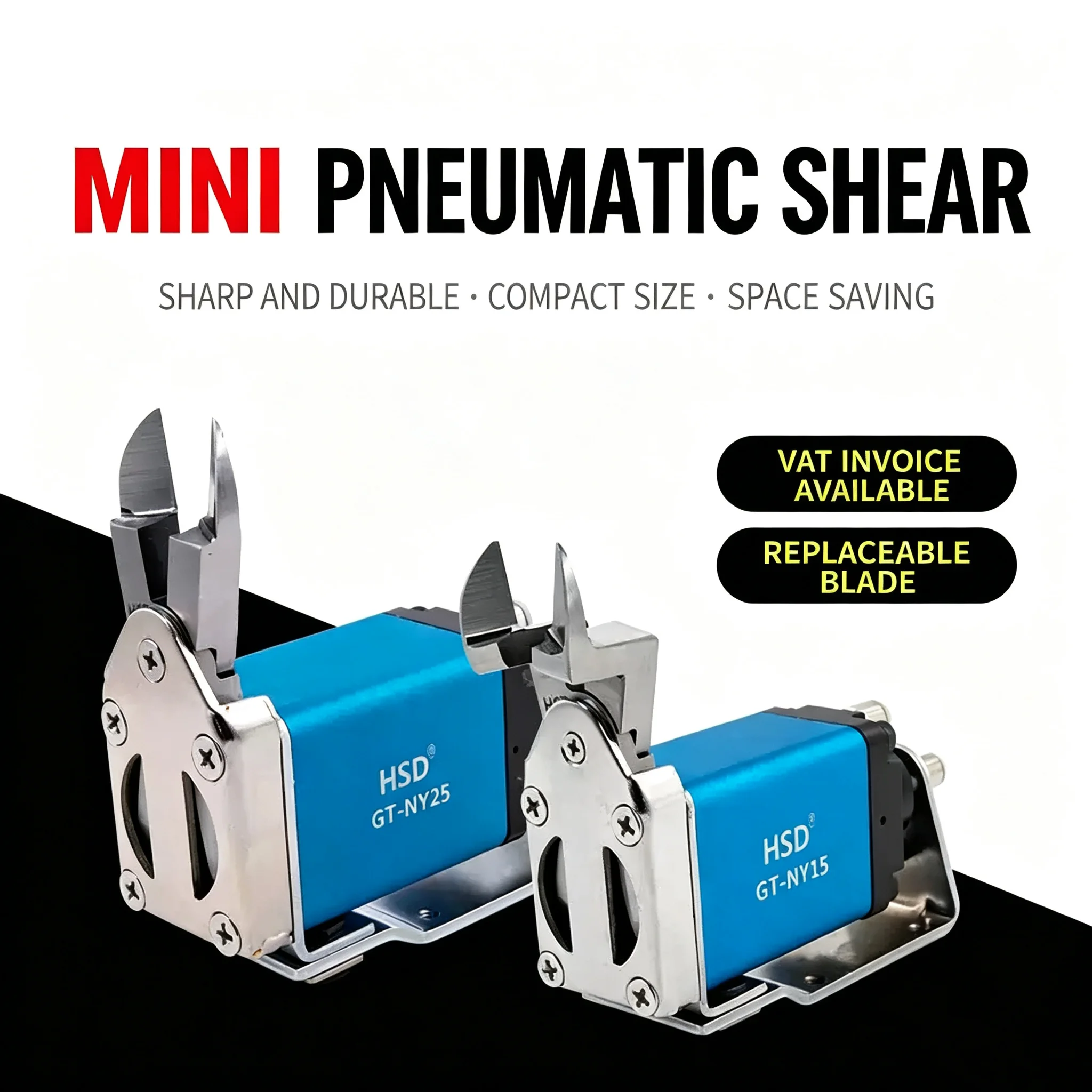 Air slide knife cutter, 6 styles NY-25/25R Pneumatic sliding  nippers Scissors for plastic cutting