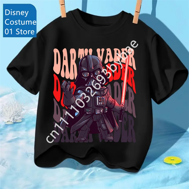 

2026 Star Wars Boba Fett Boys Graphic T Shirt Kids Casual Short Sleeve Tee Bounty Hunter Apparel