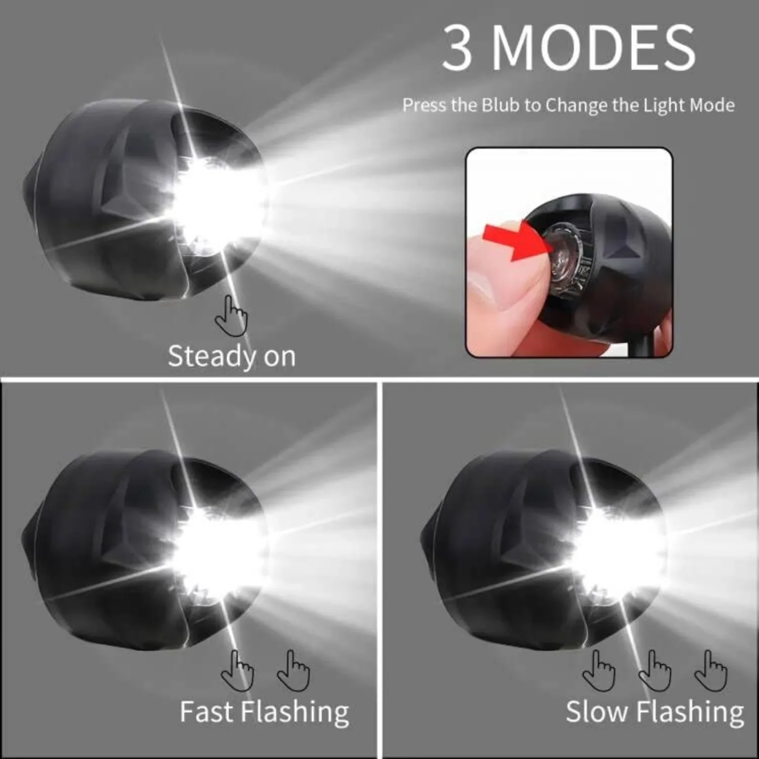 2Pcs Shoe Lights Brighten Up Your Outdoor Activities with The LED Headlight Shoe Light Footwear Accessories Waterproof Portable