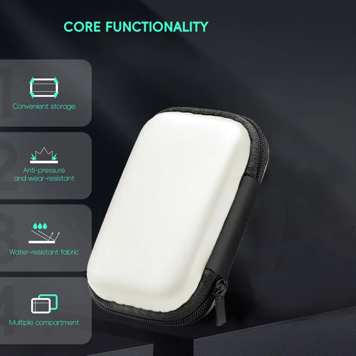 Top Sale Protable Storage Bag for MINI PLUS/R36S/R35S/RGB20S/XU10 for RG35XX/RG35XX PLUS Hard EVA Case Black