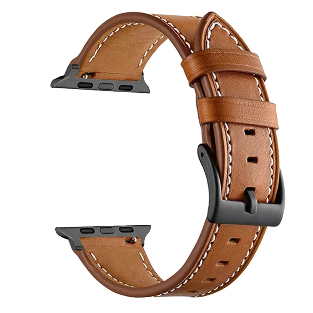 حزام من الجلد لساعة أبل 49 مللي متر 44 45 42 مللي متر 40 46 38 41 مللي متر سوار مغناطيسي Correa Men IWatch Ultra Series 10 9 8 7 SE 6