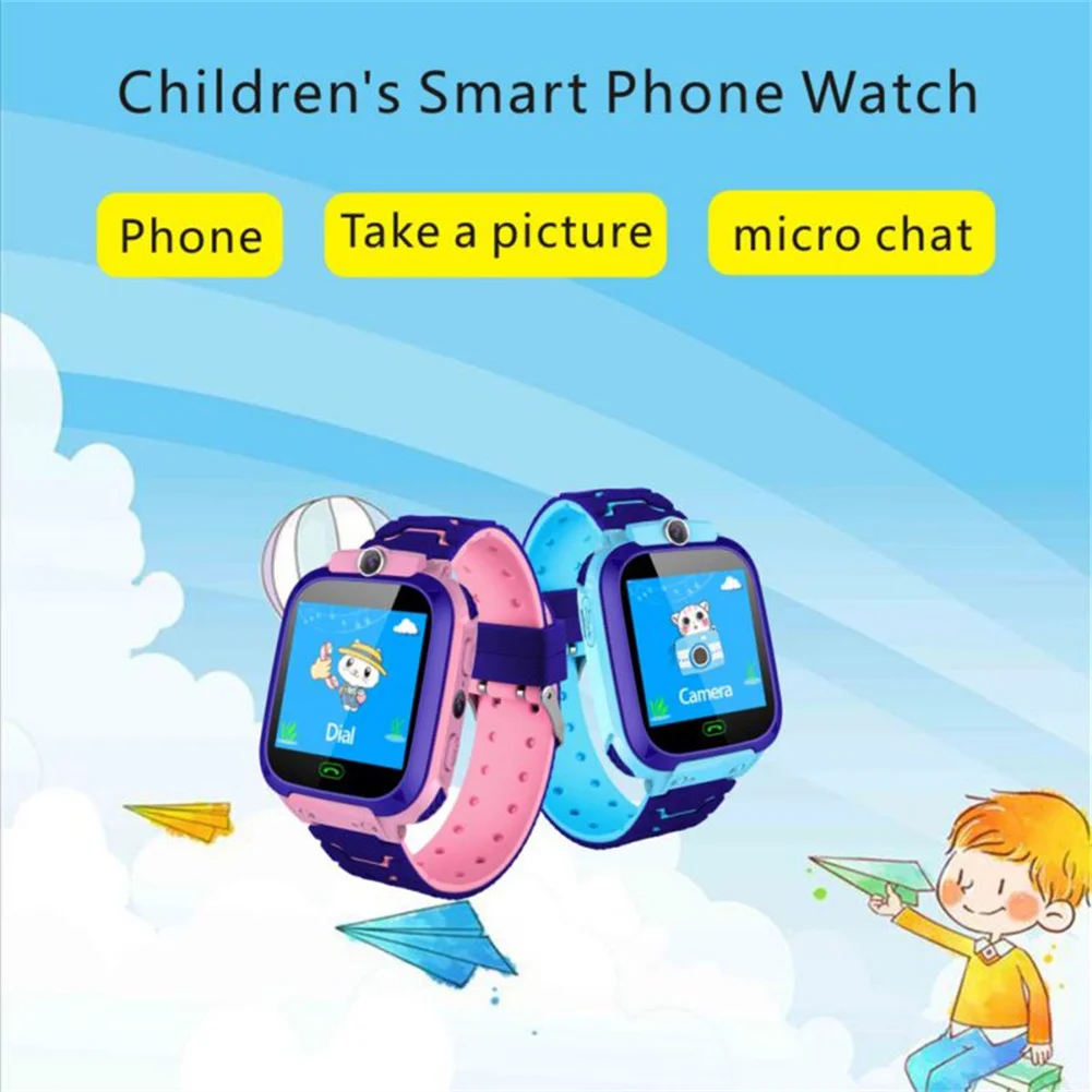 Q12b Kinderen Smart Watch Life Waterdicht Kinderen Positionering Oproep Smartwatch Remote Locator Horloge voor jongens meisjes