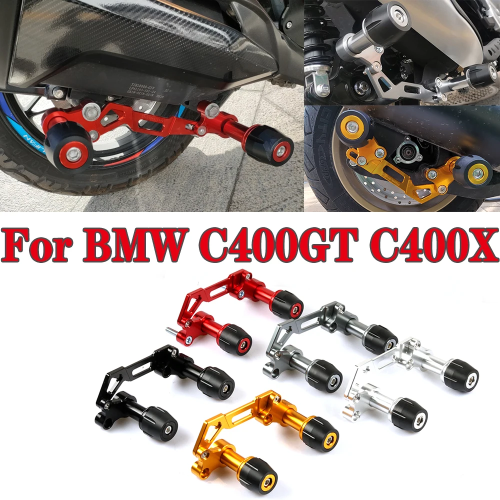 

For BMW C 400 GT C 400 X C400X C400GT Motorcycle Accessories Muffler Sliders Rear Protective Crash Slider Guard