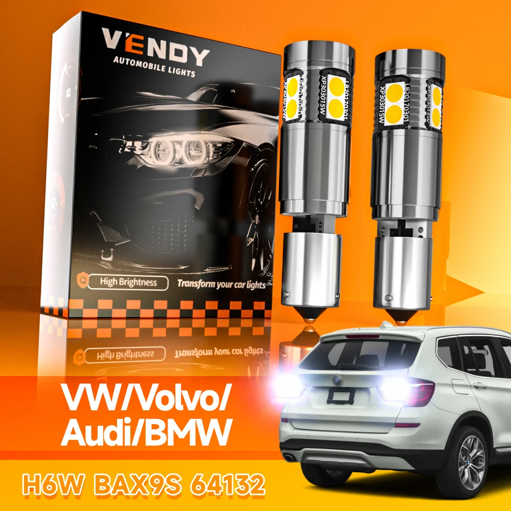 

2pcs LED Backup Light Blub Reverse Lamp H21W BAY9S 64136 Canbus No Error For VW Beetle Touareg Volvo S60 Audi R8 BMW X3 X6