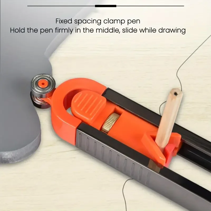 Precision Contour Reproduction Tool, Contourer Scribe para Carpintaria, Van conversões e Projetos de Construção